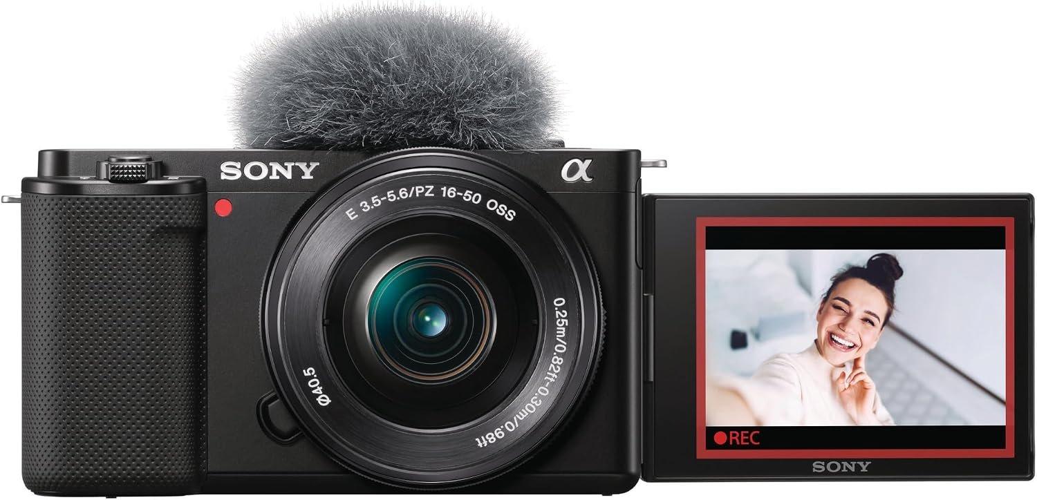 Sony ZV-E10 APS-C Mirrorless Camera with 16-50mm Lens Black