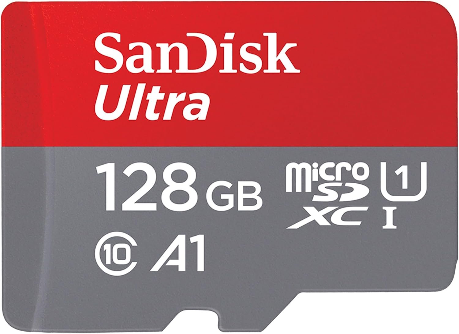 SANDISK 128GB Ultra microSD Card + Adapter, Up to 140MB/s Read Speeds