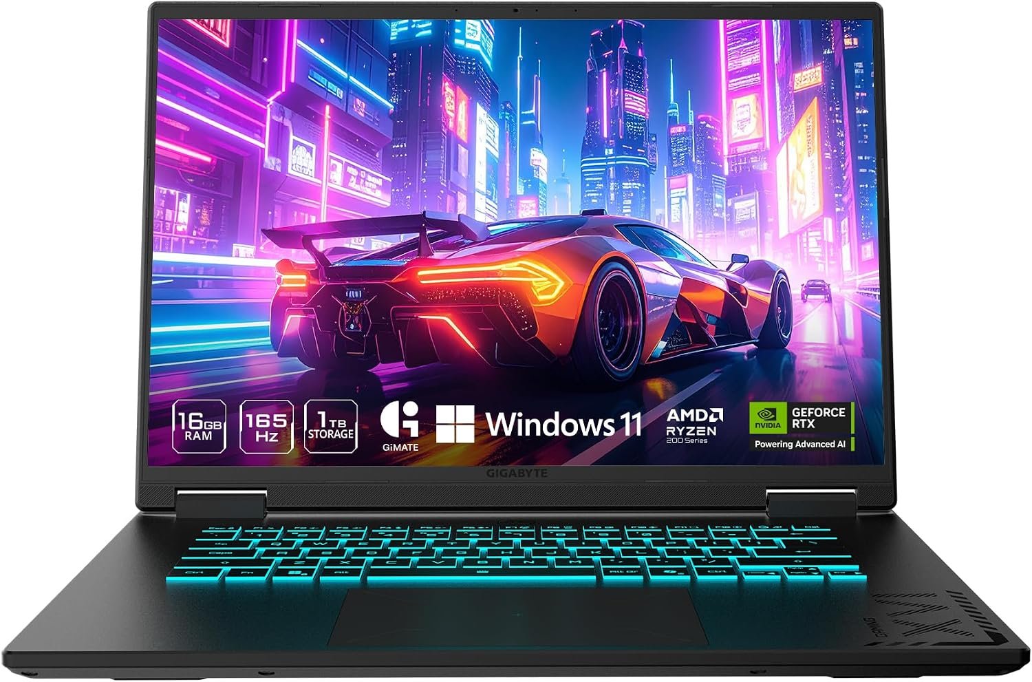 GIGABYTE Gaming A16 – AMD Ryzen 7 260 GeForce RTX 5060 16″ Laptop