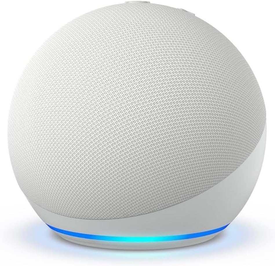 Portable Bluetooth Speakers Wireless, Spherical Design, Speaker with Room-Filling Sound and Nearly 3X bass, Great for Living Rooms and Medium-Sized Spaces (Black) (White)