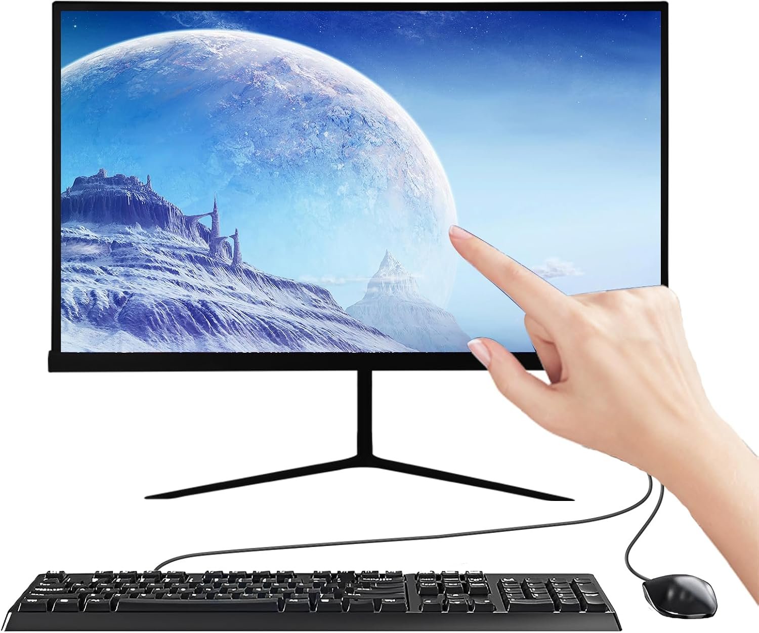 All-in-One Desktop Computer PC 21.5″ Touchscreen N5095 512GB SSD