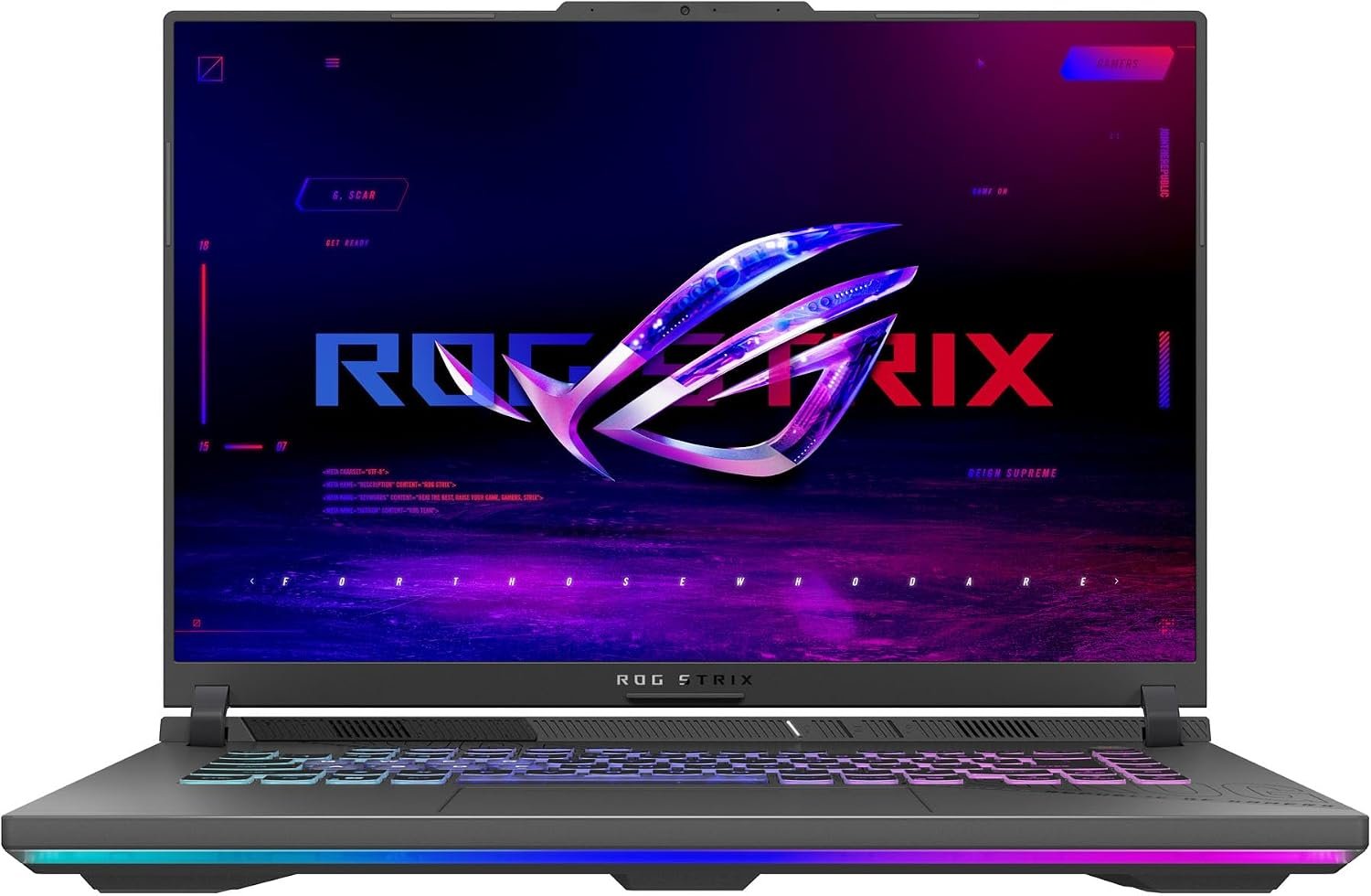 ASUS ROG Strix G16 (2025) Gaming Laptop, 16” 16:10 FHD+ 165Hz/3ms, NVIDIA® GeForce RTX™ 5070, AMD Ryzen™ 9 9955HX Processor, 16GB DDR5-5600, 1TB PCIe Gen 4 SSD, Wi-Fi 6E, Windows 11 Home, G614FP-OS94