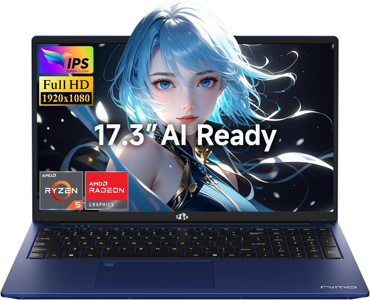 NIMO 17.3″ Gaming Laptop 32GB DDR5 RAM 1TB SSD, AMD Ryzen 5 6600H, Win 11