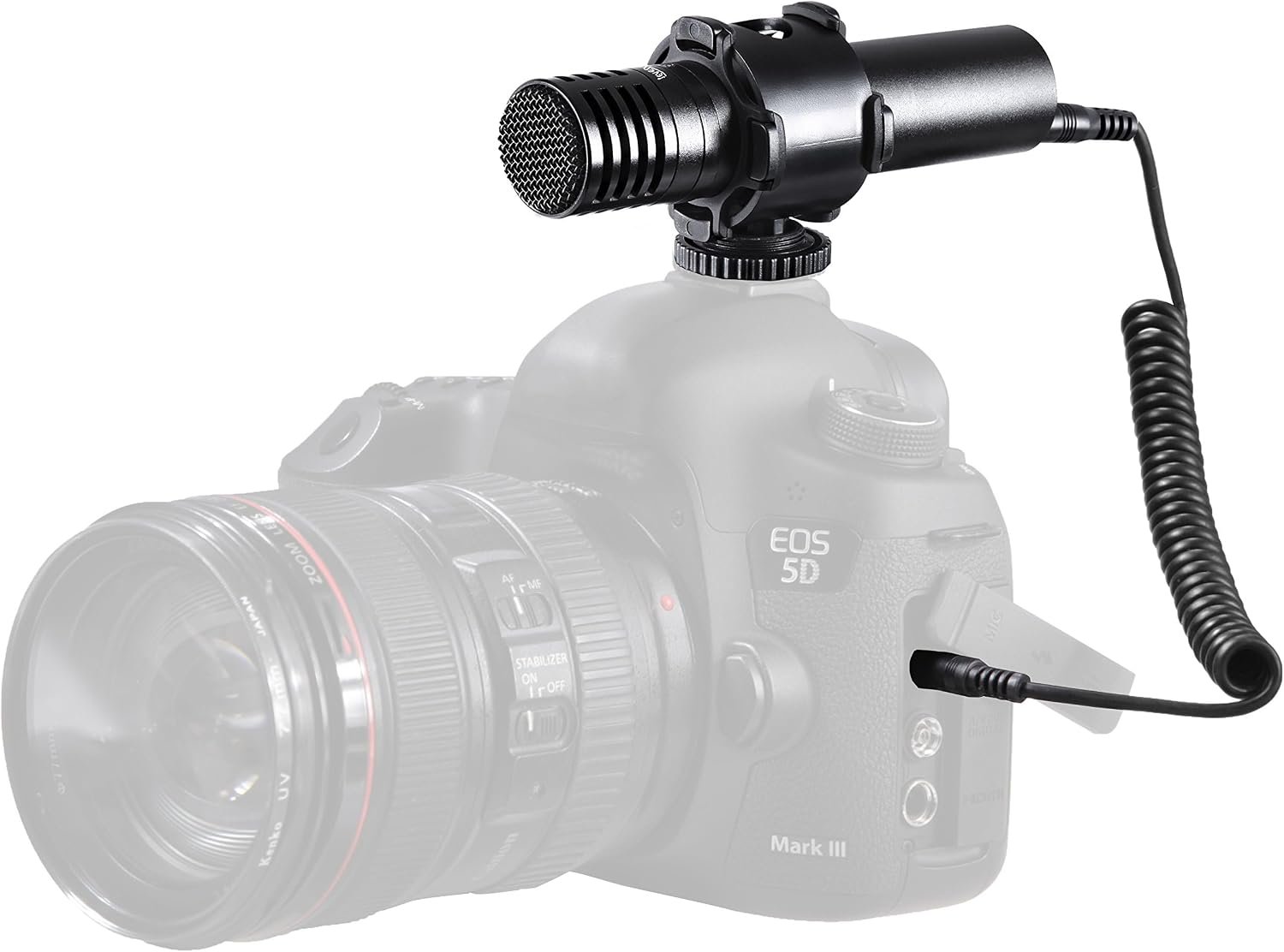 Sevenoak SK-SVM10 Aluminum Stereo Video Condensor Microphone with Deadcat, Shockmount, Soft & Hard Cases for Nikon, Sony and Canon DSLR Cameras and Camcorders