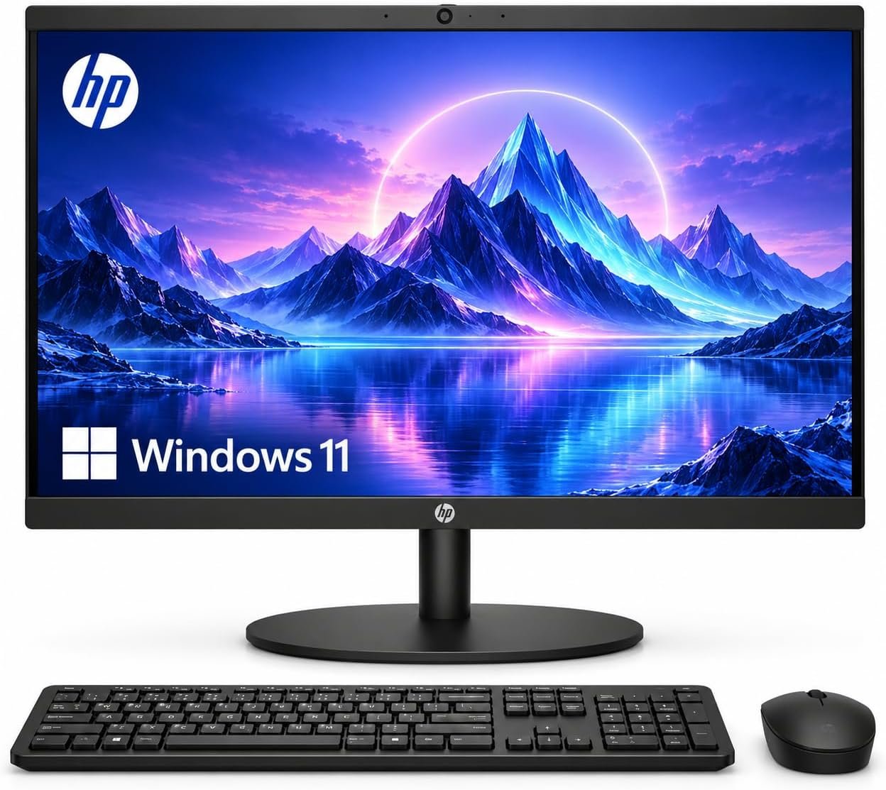 HP 22“ OmniStudio All-in-One Desktop Computer,8GB DDR5,128GB UFS,Black