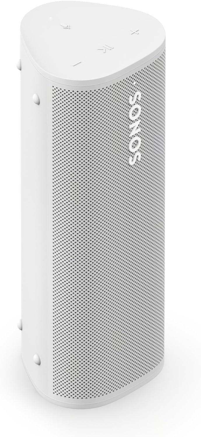 Sonos Roam 2 – White – Portable Waterproof Bluetooth Speaker