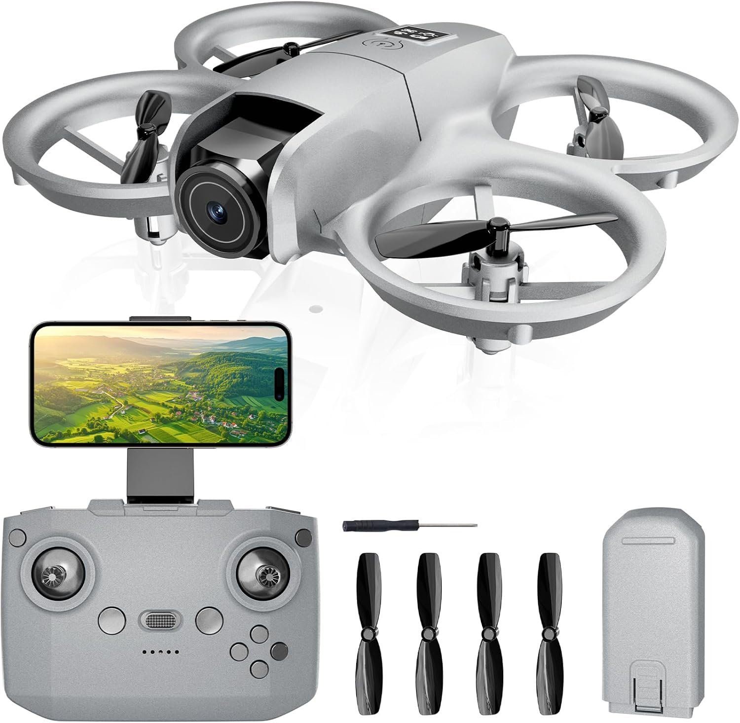 Camera Drone, 1080P HD Quadcopter for Beginners