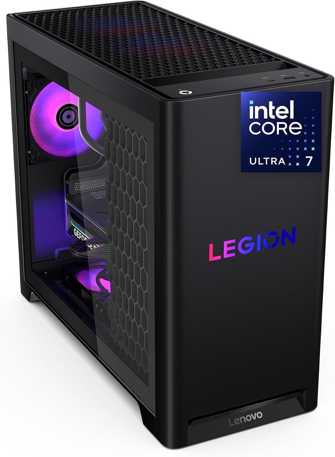 Lenovo Legion Tower 5i – AI-Powered Gaming PC – Intel® Core Ultra 7 265F Processor – NVIDIA® GeForce RTX™ 5060 Ti Graphics – 16 GB Memory – 1 TB Storage – 3 Months of PC GamePass