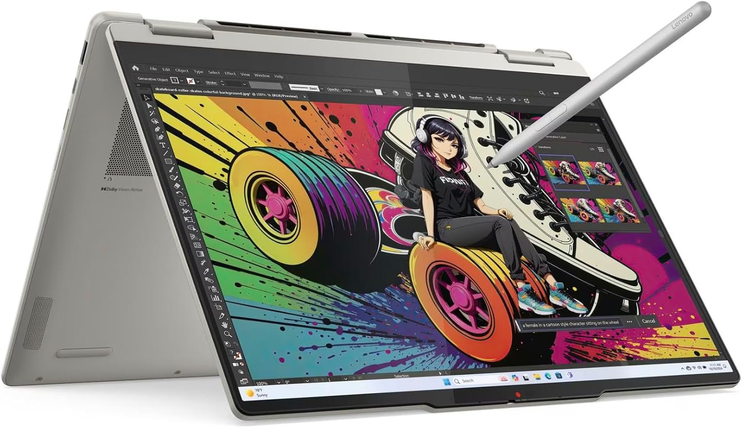 Lenovo Yoga 7 2-in-1 with Ryzen AI 5, 14” OLED Touch, 16GB RAM, Yoga Pen