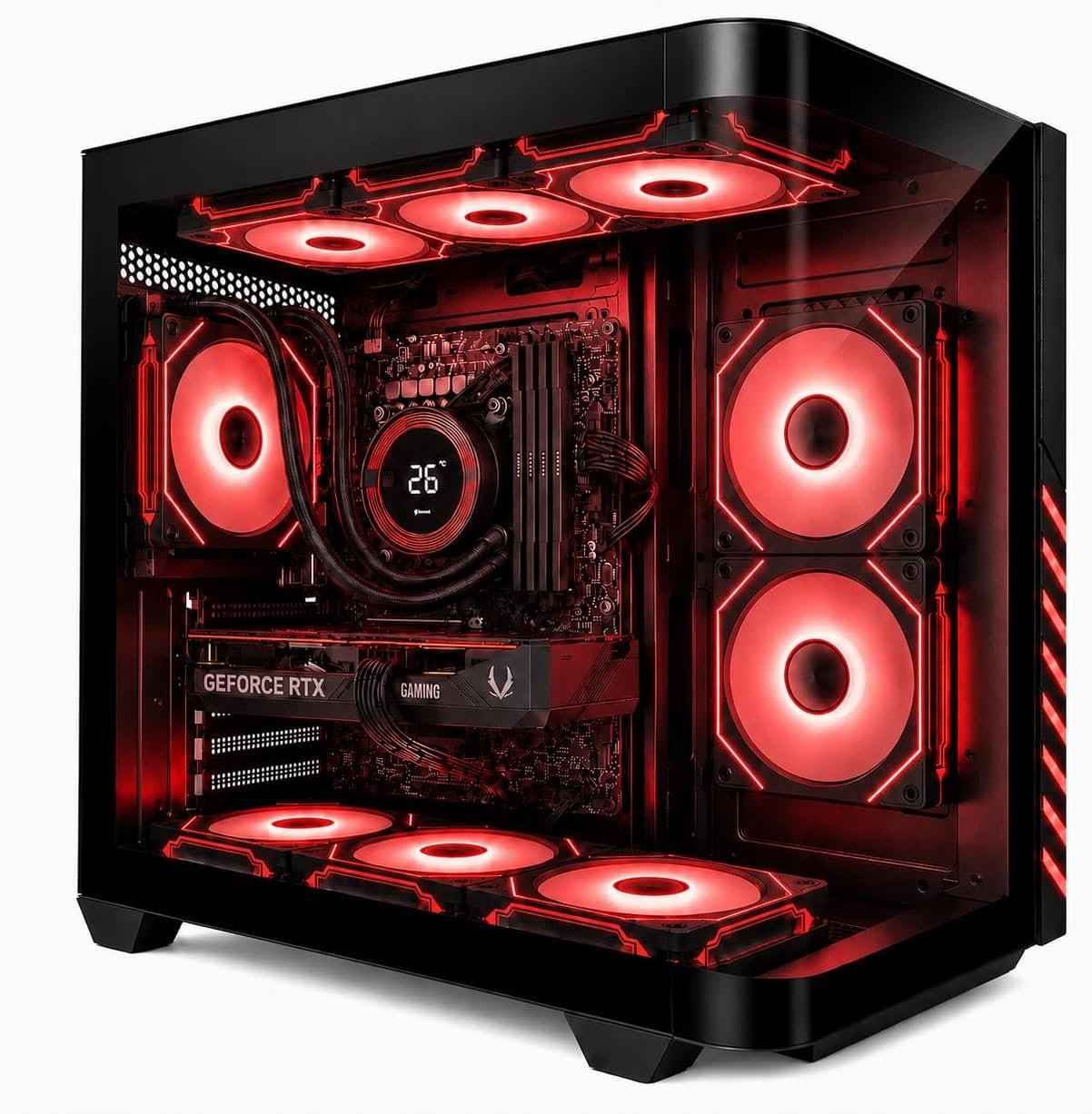 Gaming PC Desktop Computer Core Ultra 7 265F up to 5.3GHz, RTX 5060 Ti