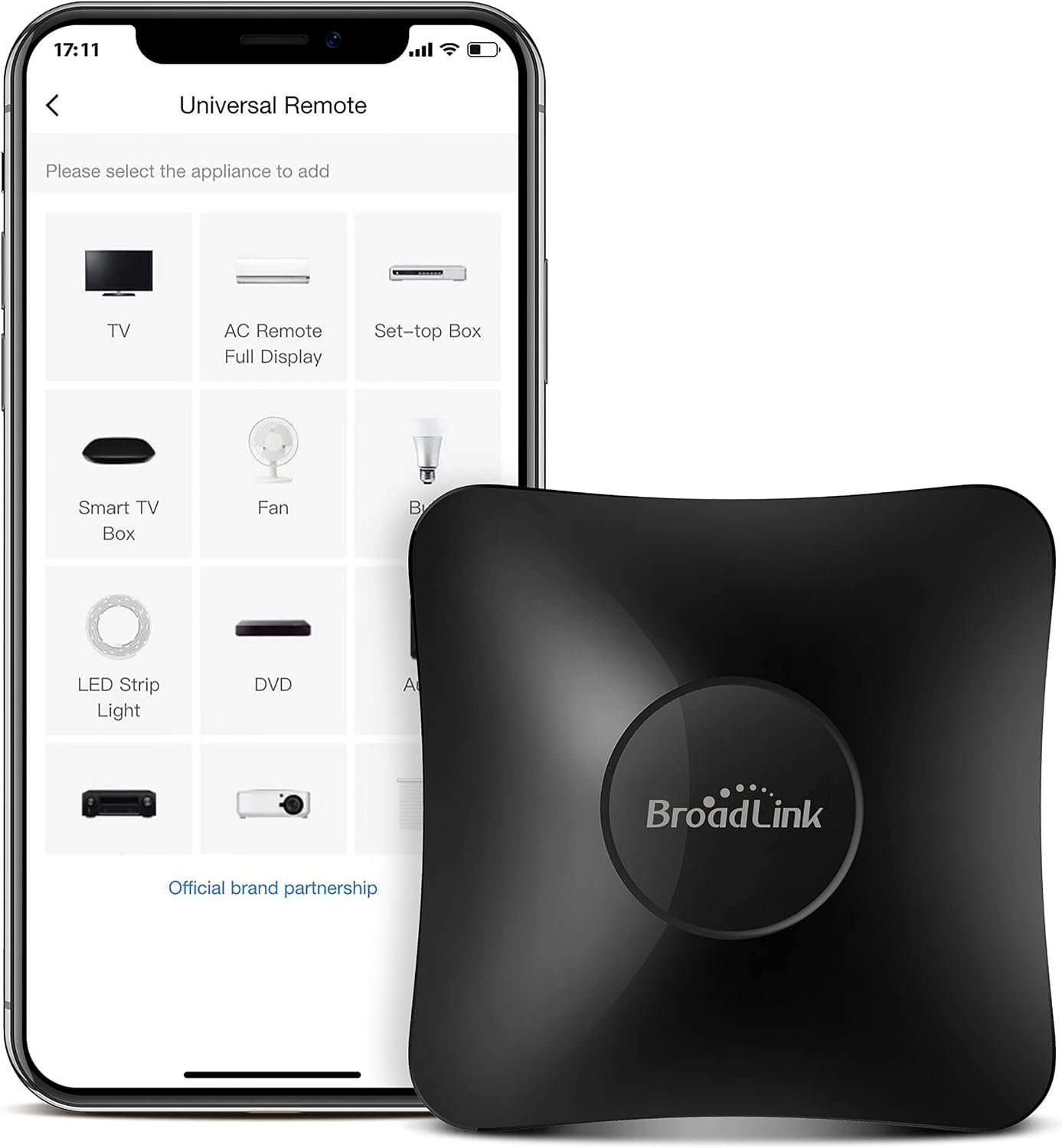 Broadlink RM4 Pro RF/IR Universal Remote for TV/AC/Fans, Alexa/Google