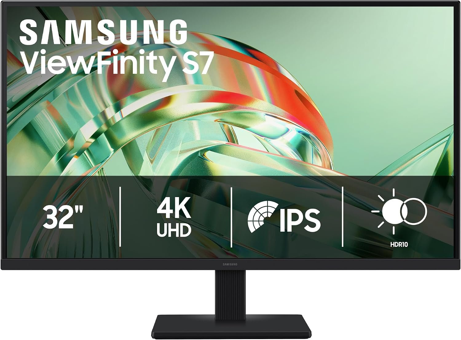Samsung 32″ ViewFinity S7 (S71H) 4K UHD IPS HDR10 High Resolution Monitor