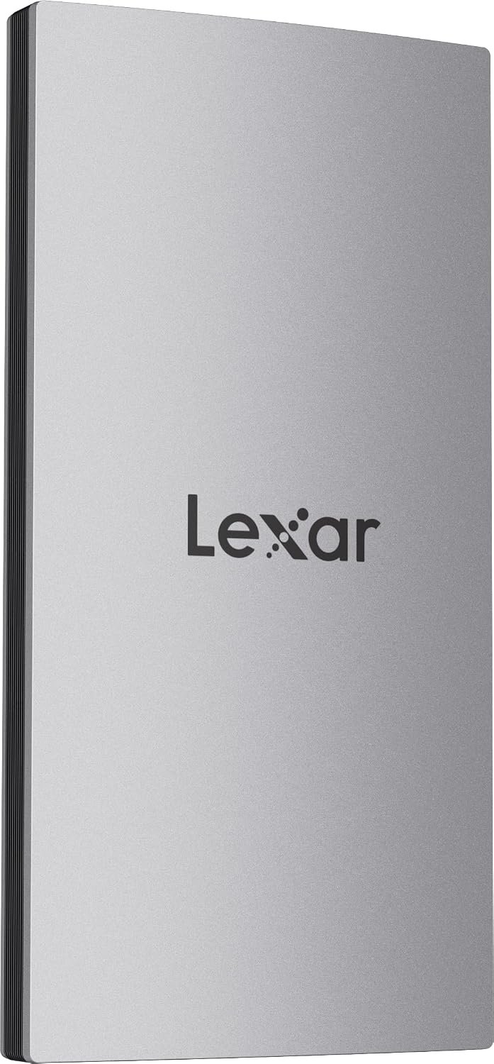 Lexar 2TB ES3 External SSD, 1050MB/s Read, USB-C, Sleek & Sturdy