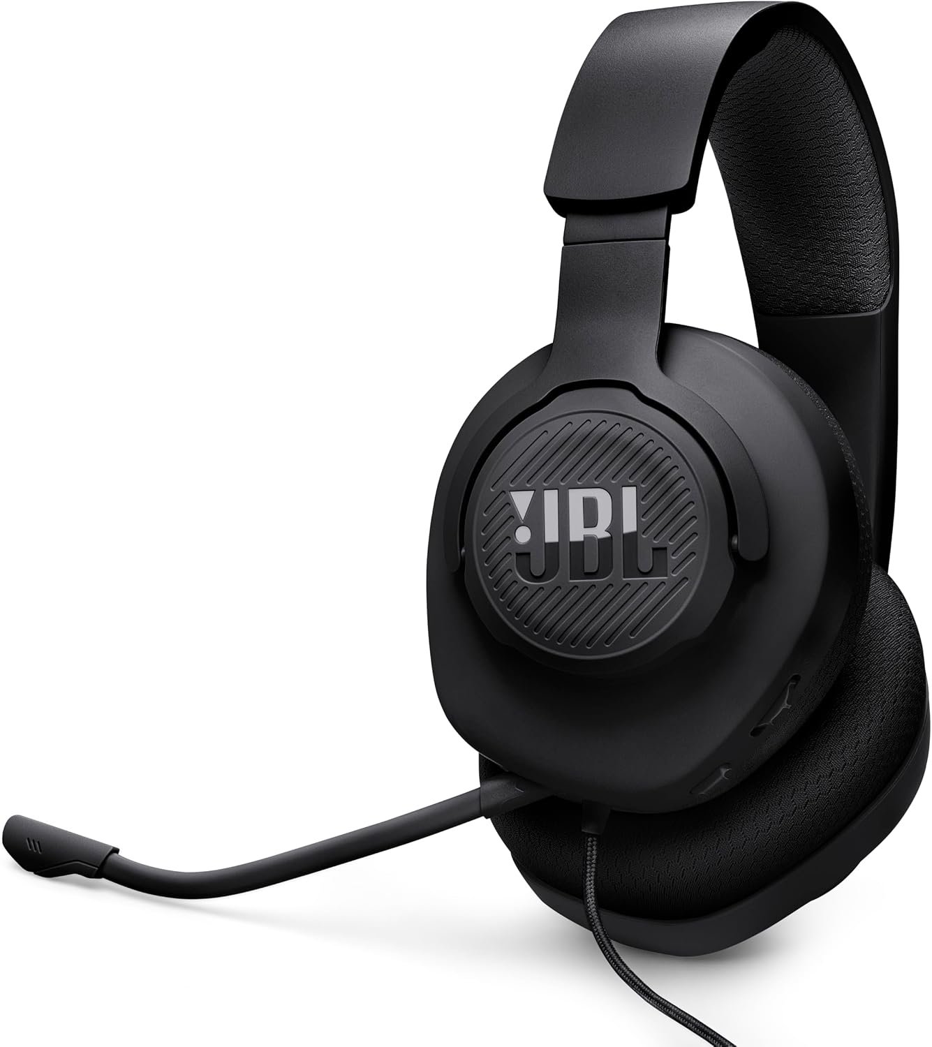 JBL Quantum 100M2 Wired Gaming Headset, Detachable Mic – Black