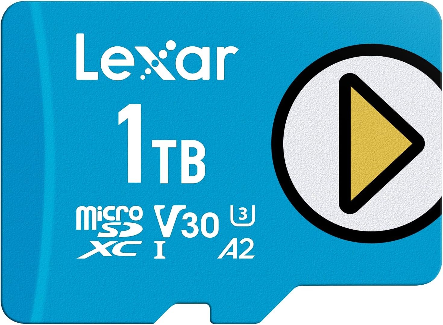 Lexar 1TB Play Blue Micro SD Card, 160MB/s Read, 4K, V30, UHS-I, A2