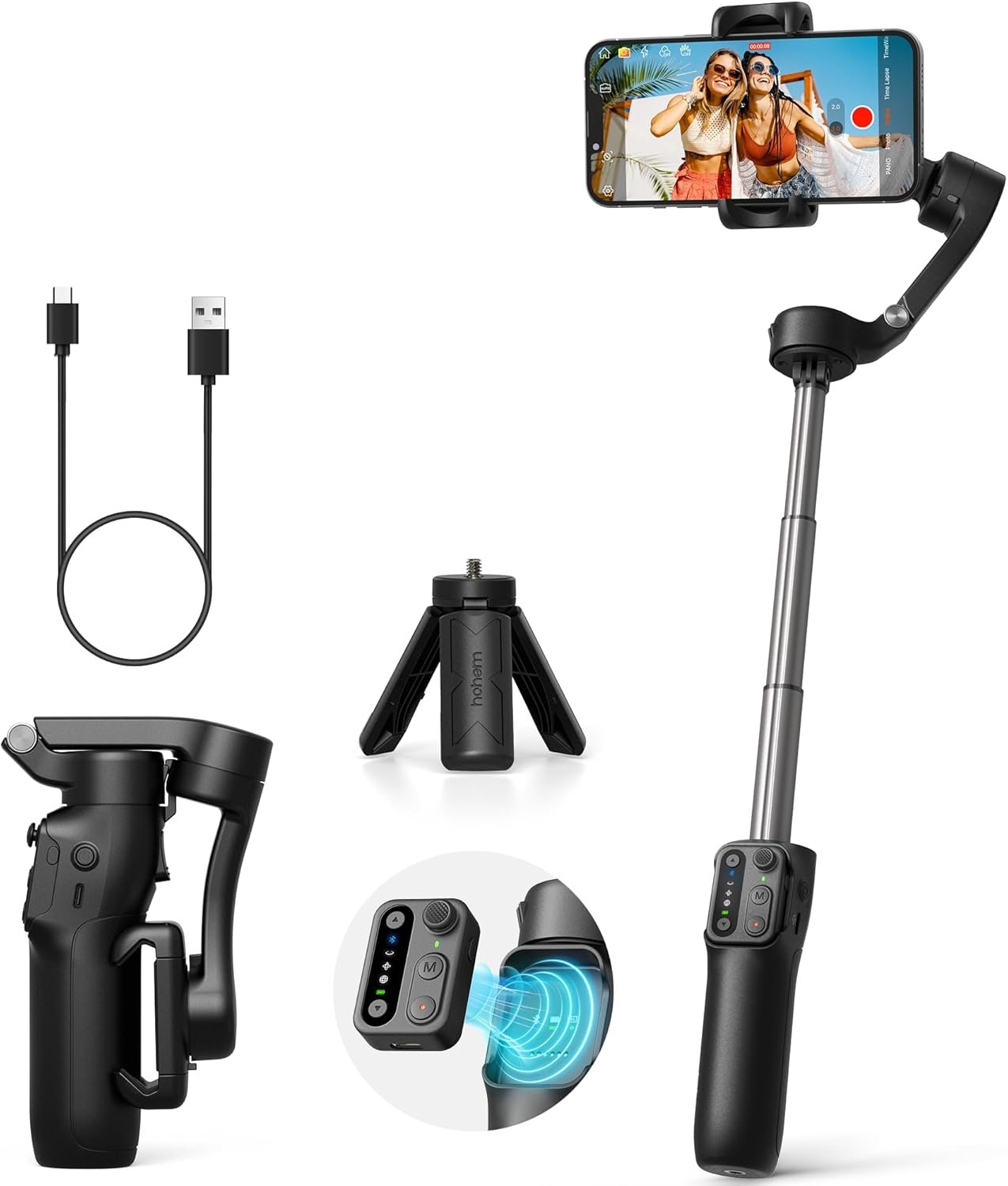 hohem iSteady X3 SE Plus 3-Axis Gimbal Stabilizer for iPhone & Android