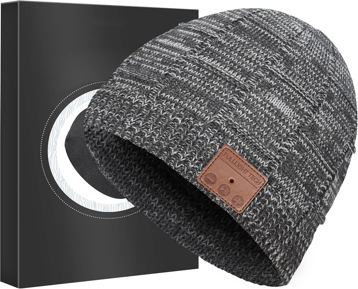 Bluetooth Beanie Hat Headphones, 23H Playtime, Cool Christmas Tech Gifts