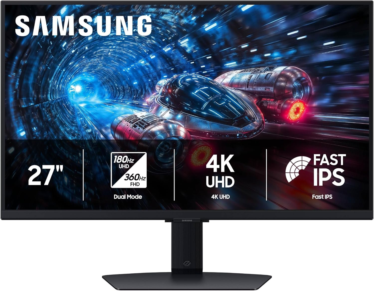 Samsung 27” Odyssey G7 (G70F) Series Gaming Monitor, 4K FHD