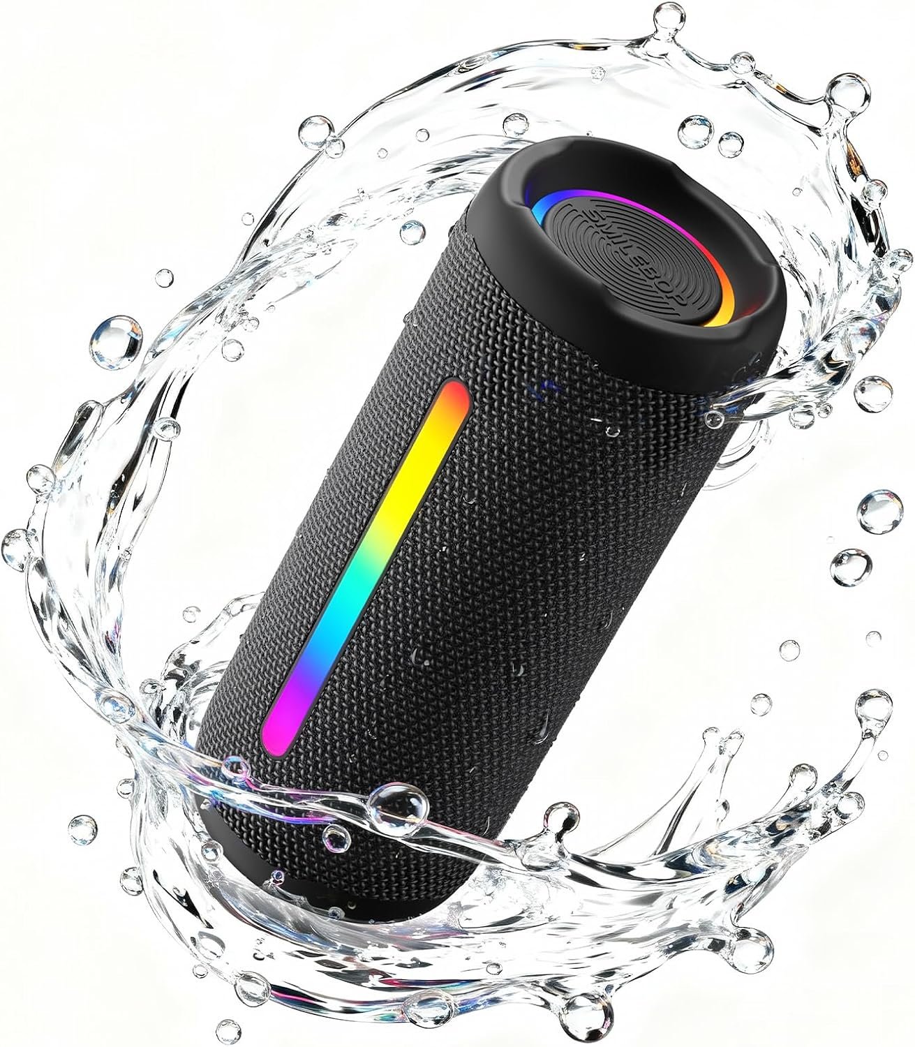 Portable Bluetooth Speaker, Waterproof, Deep Bass, Digital Display
