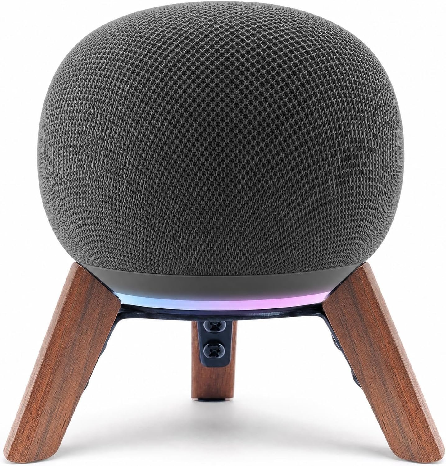 Real Wood Stand for Google Premium Audio Speaker/Home Speaker 2026,(Walnut)