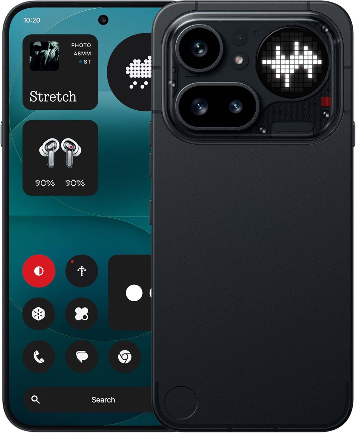 Nothing Phone (4a) Pro Cell Phone 2026 New, Unlocked Android 16 Smartphone, Triple-Lens Camera, AI Photo Edits, 6.83″ 144Hz AMOLED Display, 5080mAh Battery, Dual-SIM Glyph Matrix (Black, 12+256GB)