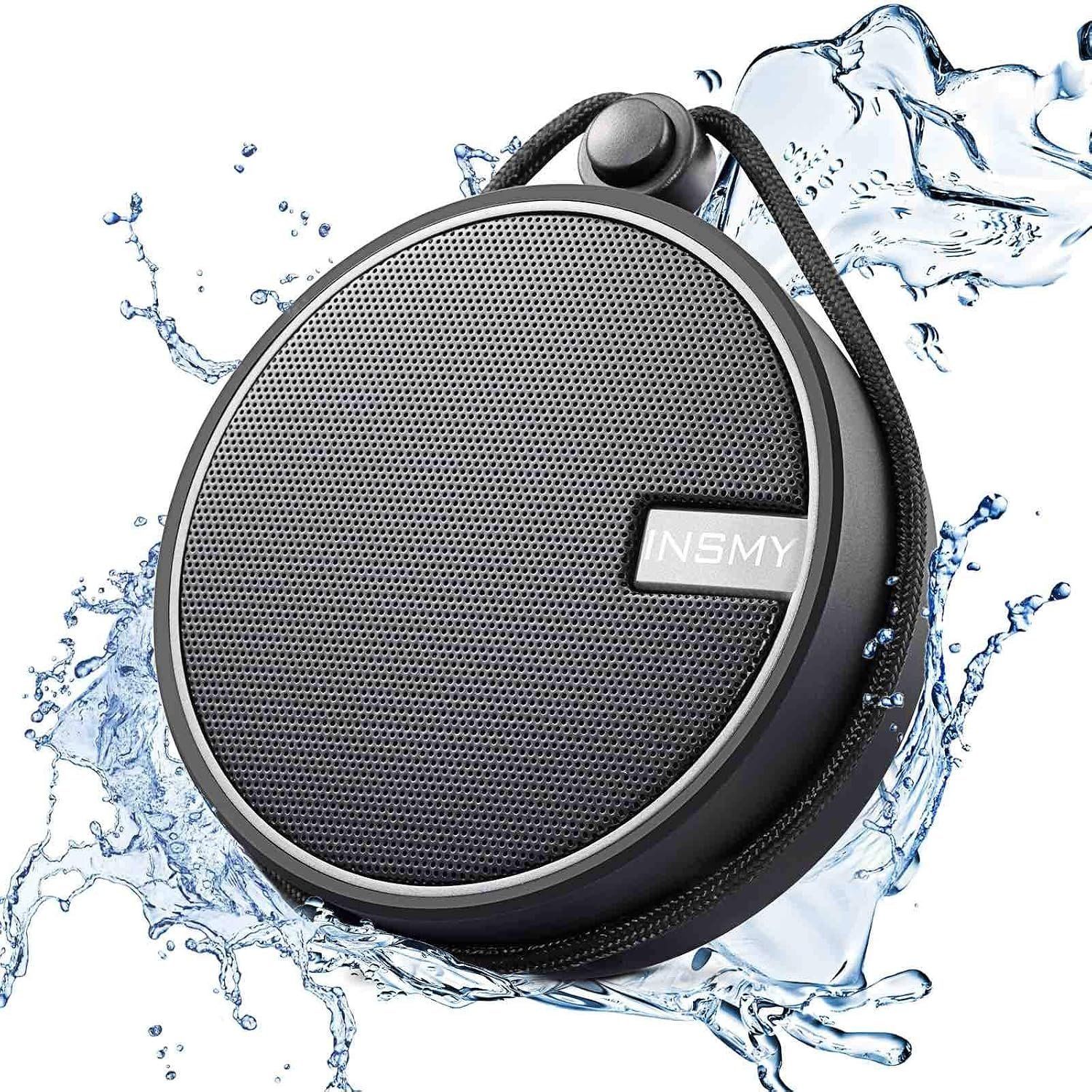 INSMY C12 IP67 Waterproof Shower Bluetooth Speakers Portable Small Speaker