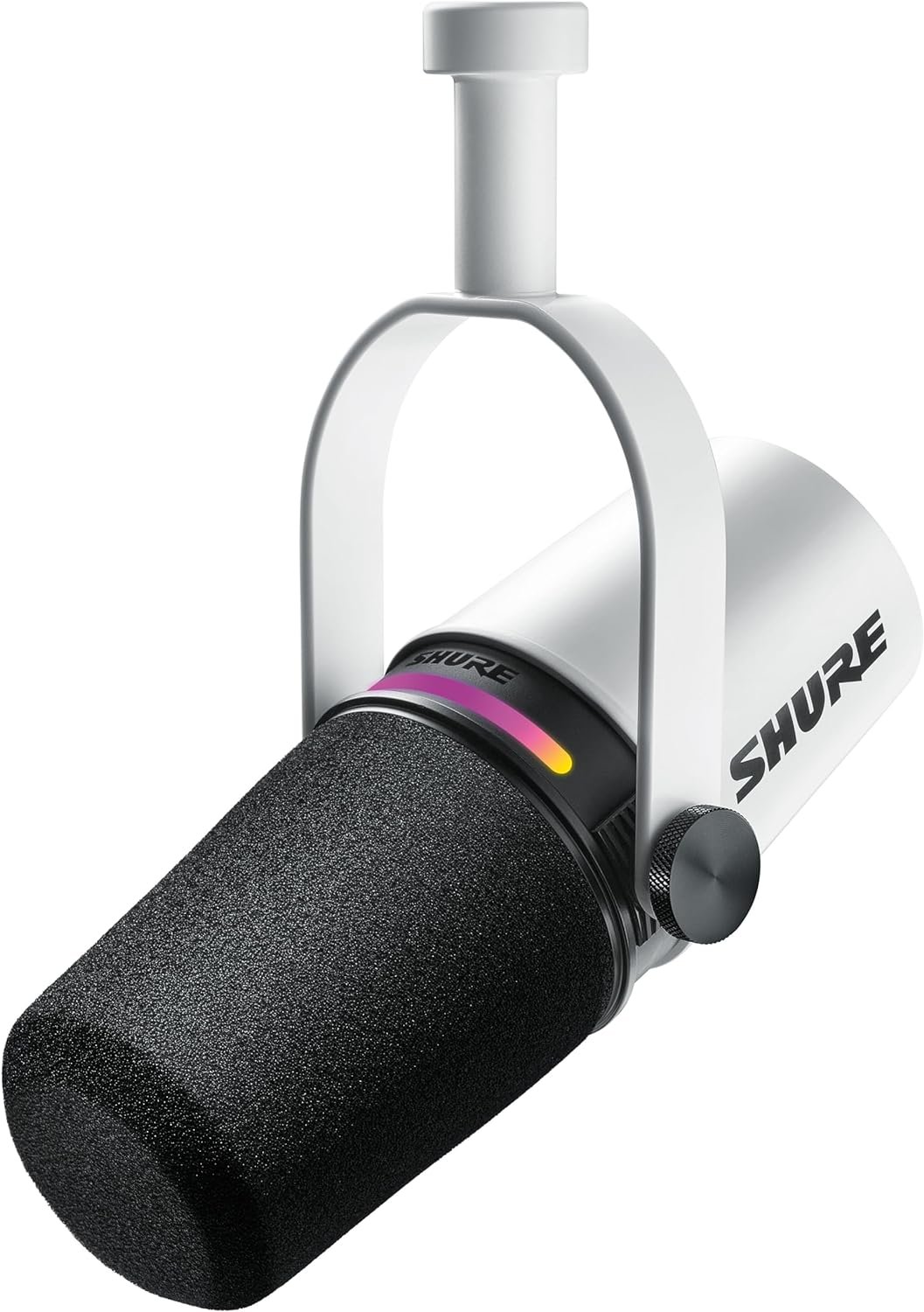 Shure MV7+ USB-C & XLR Podcast Dynamic Microphone – White