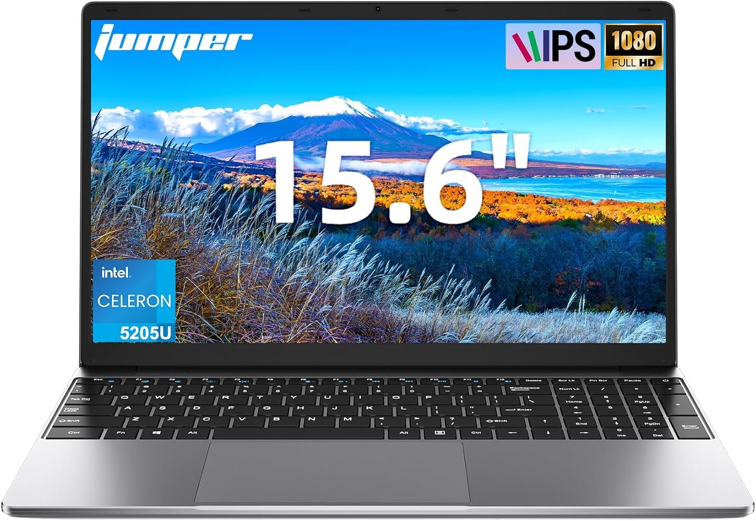 15.6 Inch Laptop with FHD display, 6GB RAM 128GB Storage Expandable 512GB